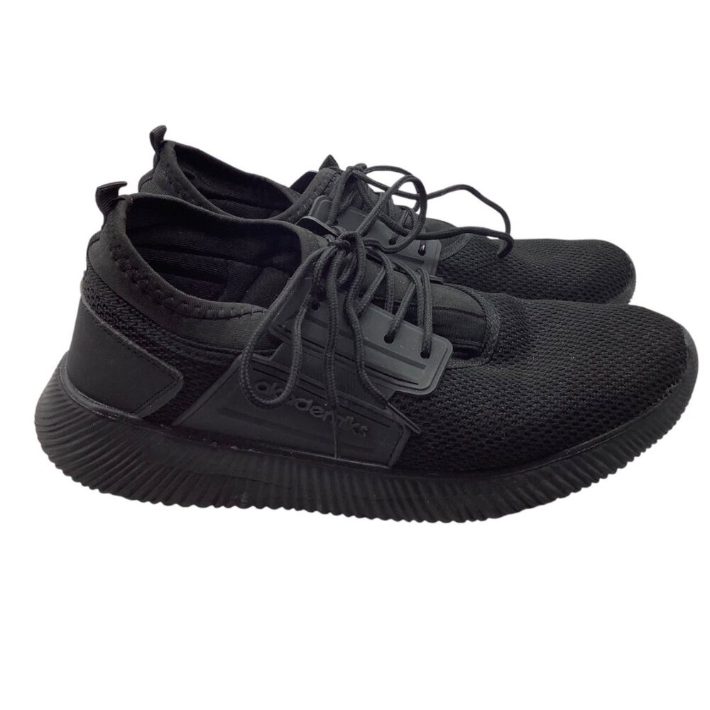 Akademiks Black Athletic Sneakers‎ Mesh Upper & Lace-Up Closure Women Sz 8